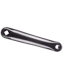 Tretlager Kurbel links Aluminium schwarz 170 mm 4-kant