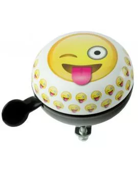 Glocke WIDEK Ding-Dong Emoticon Crazy 80 mm auf Karte