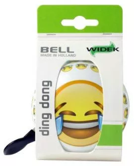 Glocke WIDEK Ding-Dong EmoticonTears Eyes 80 mm auf Karte