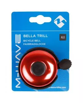 Glocke M-WAVE 53 mm rot Bella Trill