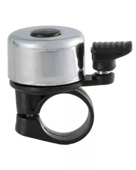 Glocke Mini Aluminium 35 mm silber OEM