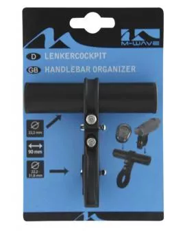 Lenkercockpit M-Wave für Lenker 22,2 - 31,8 Breite: 90 mm
