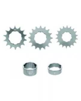 Single Speed Umrüst Kit mit 3 Zahnkränzen 14/16/18 Zähne + Distanzringe