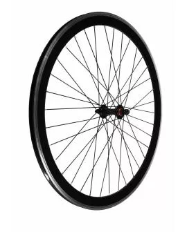 Laufrad Satz VR + HR Single Speed schwarz 36 Loch 700 C