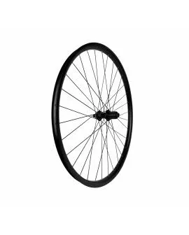 Laufrad HR 28 Gravel 32 Loch Tubless - Centerlock 11/12-fach schwarz