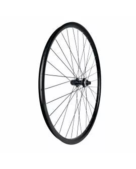 Laufrad HR 28 Gravel 32 Loch Tubless - Centerlock 11/12-fach schwarz