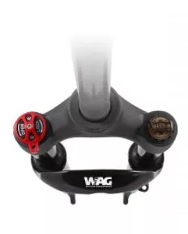 Federgabel WAG 27,5 A-Head 1 1/8 schwarz Lock-Out 100 mm Federweg