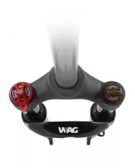 Federgabel WAG 28 A-Head 1 1/8 schwarz Lock-Out 45 mm Federweg