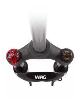 Federgabel WAG 28 Gewinde 1 1/8 - 25,4 schwarz Lock-Out 80 mm Federweg