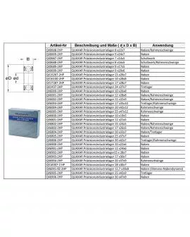 Präzisionsindustrielager QUAXAR 30 x 42 x 7 mm für Tretlager / Rahmenschwinge